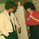 CATHOLINE in 1981 in her mother's kitchen speaking with Conor O'Neill of Skyline Cable prior to leaving for Western Canada.