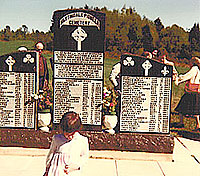 THE MEMORIAL CEREMONY at Martindale Pioneer Cemetery.