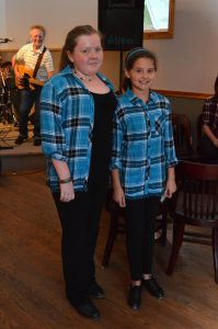 TWO little stepdancers with the Janet Egan school delighted the crowd with their footwork.